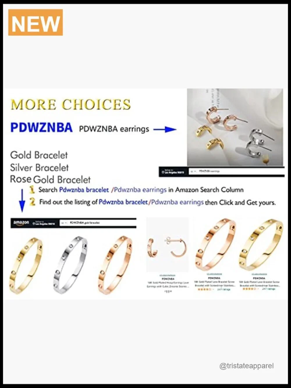 18K Gold-Plated Stainless Steel Promise Ring Wedding Band 6 Stones Size 9